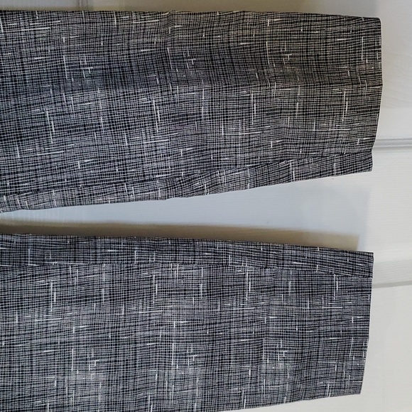 NWT New Premise Petite Bengaline Black White Slip-On Pants Women's Size PP - Picture 6 of 6
